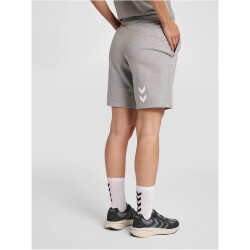 hummel GO Baumwoll Bermuda Shorts Damen grey melange XXL