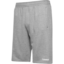 hummel GO Baumwoll Bermuda Shorts Herren grey melange S