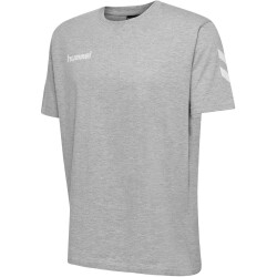 hummel GO Baumwoll T-Shirt Herren grey melange S