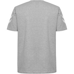 hummel GO Baumwoll T-Shirt Herren grey melange S