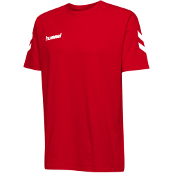 hummel GO Baumwoll T-Shirt Herren true red S