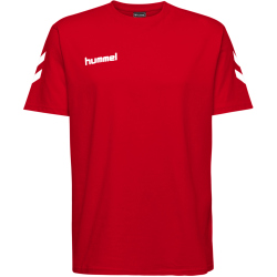 hummel GO Baumwoll T-Shirt Herren true red S