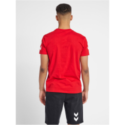 hummel GO Baumwoll T-Shirt Herren true red S