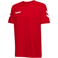 hummel GO Baumwoll T-Shirt Herren true red M
