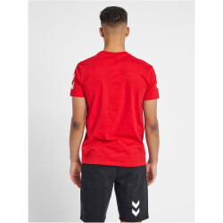 hummel GO Baumwoll T-Shirt Herren true red XL