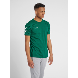 hummel GO Baumwoll T-Shirt Herren evergreen S