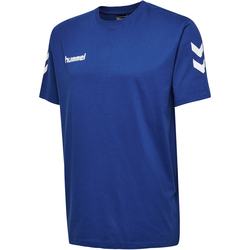 hummel GO Baumwoll T-Shirt Kinder true blue 140