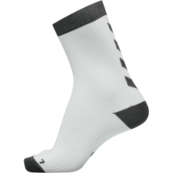 2er Pack hummel Element Indoor Sportsocke white/asphalt 27-30
