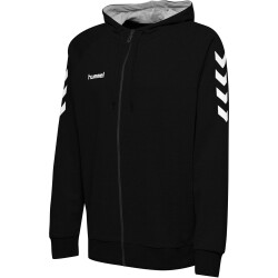 hummel GO Baumwoll Kapuzenjacke Herren black L