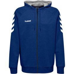 hummel GO Baumwoll Kapuzenjacke Herren true blue S
