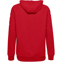 hummel GO Baumwoll Kapuzenjacke Kinder true red 164