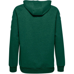 hummel GO Baumwoll Kapuzenjacke Kinder evergreen 140