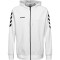 hummel GO Baumwoll Kapuzenjacke Kinder white 128