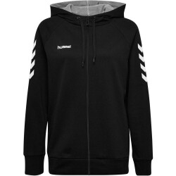 hummel GO Baumwoll Kapuzenjacke Damen black XXL