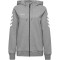 hummel GO Baumwoll Kapuzenjacke Damen grey melange M