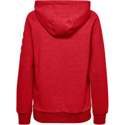 hummel GO Baumwoll Kapuzenjacke Damen true red L