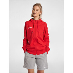 hummel GO Baumwoll Kapuzenjacke Damen true red L