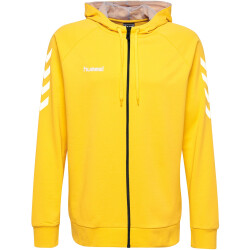 hummel GO Baumwoll Kapuzenjacke Damen sports yellow XS