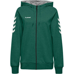 hummel GO Baumwoll Kapuzenjacke Damen evergreen XL