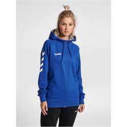 hummel GO Baumwoll Kapuzenjacke Damen true blue XS