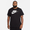 NIKE Sportswear T-Shirt Herren 010 - black/white M