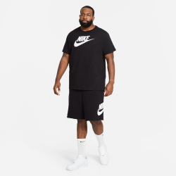 NIKE Sportswear T-Shirt Herren 010 - black/white XXL