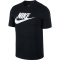 NIKE Sportswear T-Shirt Herren 010 - black/white XXL