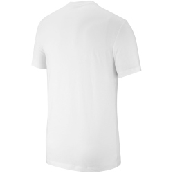 NIKE Sportswear T-Shirt Herren white/black/red S