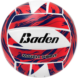 Baden Match Point Beachvolleyball weiß/rot/blau 5