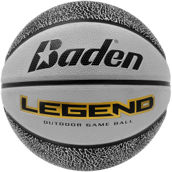 Baden Legend Outdoor-Basketball grau/schwarz 6