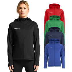 CRAFT Evolve 2.0 Brushed Kapuzen-Trainingsjacke Damen