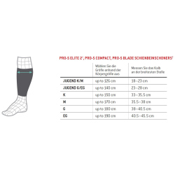 G-FORM Pro-S Compact Schienbeinschoner Kinder black S/M