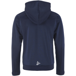 CRAFT Evolve 2.0 Brushed Kapuzen-Trainingsjacke Kinder 390000 - navy 122/128