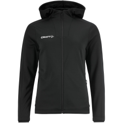 CRAFT Evolve 2.0 Brushed Kapuzen-Trainingsjacke Damen 999000 - black XS