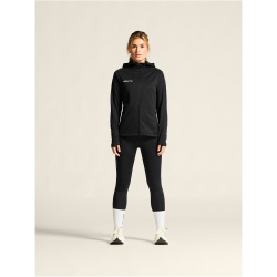 CRAFT Evolve 2.0 Brushed Kapuzen-Trainingsjacke Damen 999000 - black XS