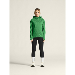 CRAFT Evolve 2.0 Brushed Kapuzen-Trainingsjacke Damen 651000 - team green XS