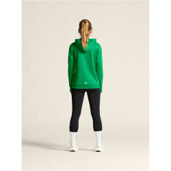 CRAFT Evolve 2.0 Brushed Kapuzen-Trainingsjacke Damen 651000 - team green XS