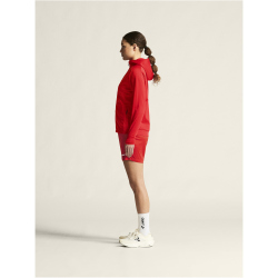 CRAFT Evolve 2.0 Brushed Kapuzen-Trainingsjacke Damen 430000 - bright red XS