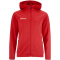 CRAFT Evolve 2.0 Brushed Kapuzen-Trainingsjacke Damen 430000 - bright red XS