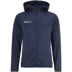 CRAFT Evolve 2.0 Brushed Kapuzen-Trainingsjacke Damen 390000 - navy XS