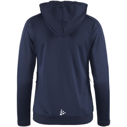 CRAFT Evolve 2.0 Brushed Kapuzen-Trainingsjacke Damen 390000 - navy XS
