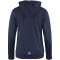 CRAFT Evolve 2.0 Brushed Kapuzen-Trainingsjacke Damen 390000 - navy XS