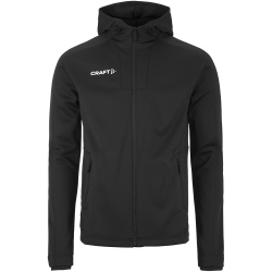 CRAFT Evolve 2.0 Brushed Kapuzen-Trainingsjacke Herren 999000 - black XS