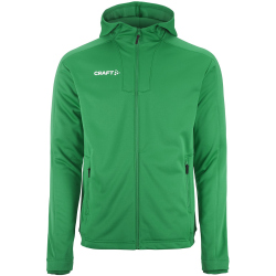 CRAFT Evolve 2.0 Brushed Kapuzen-Trainingsjacke Herren 651000 - team green XS