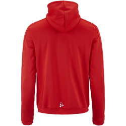 CRAFT Evolve 2.0 Brushed Kapuzen-Trainingsjacke Herren 430000 - bright red XS