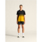 CRAFT Evolve 2.0 Structured Graphic Trainingsshirt Damen 999552 - black/sweden yellow XS