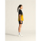 CRAFT Evolve 2.0 Structured Graphic Trainingsshirt Damen 999552 - black/sweden yellow XS