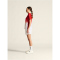 CRAFT Evolve 2.0 Structured Graphic Trainingsshirt Damen 430900 - bright red/white XS