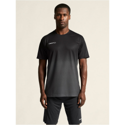 CRAFT Evolve 2.0 Structured Graphic Trainingsshirt Herren 999985 - black/granite XS