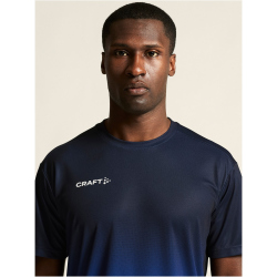 CRAFT Evolve 2.0 Structured Graphic Trainingsshirt Herren 390346 - navy/club cobolt XS